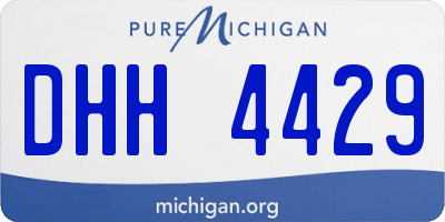 MI license plate DHH4429