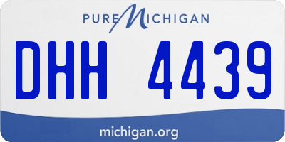 MI license plate DHH4439