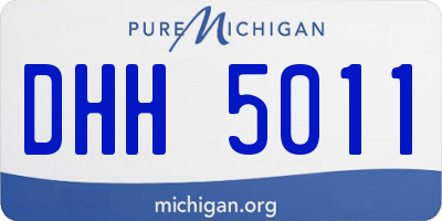 MI license plate DHH5011