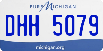 MI license plate DHH5079