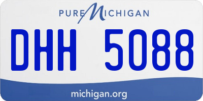 MI license plate DHH5088