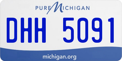 MI license plate DHH5091