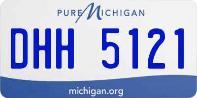 MI license plate DHH5121