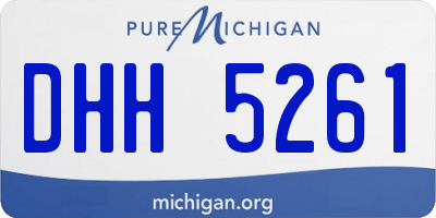 MI license plate DHH5261