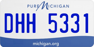 MI license plate DHH5331