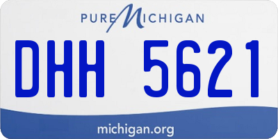 MI license plate DHH5621