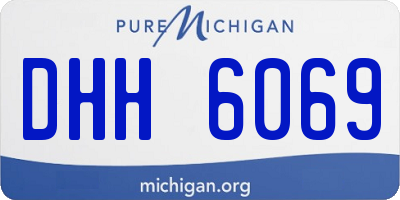 MI license plate DHH6069