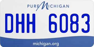 MI license plate DHH6083