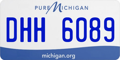 MI license plate DHH6089