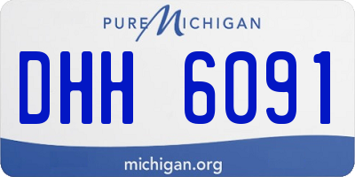 MI license plate DHH6091