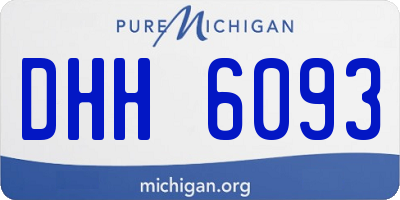 MI license plate DHH6093