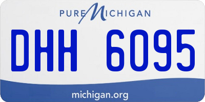 MI license plate DHH6095