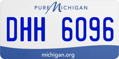 MI license plate DHH6096