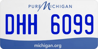 MI license plate DHH6099