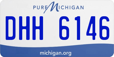 MI license plate DHH6146