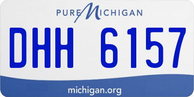 MI license plate DHH6157