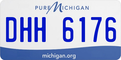 MI license plate DHH6176