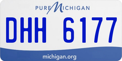 MI license plate DHH6177