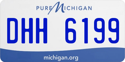MI license plate DHH6199