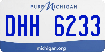 MI license plate DHH6233