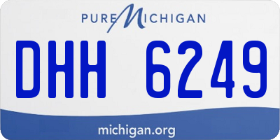 MI license plate DHH6249