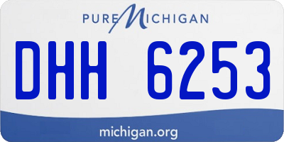 MI license plate DHH6253
