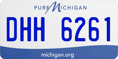 MI license plate DHH6261