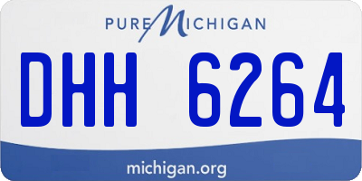 MI license plate DHH6264
