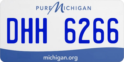 MI license plate DHH6266