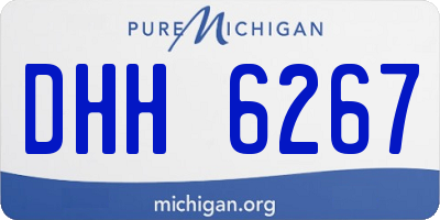 MI license plate DHH6267