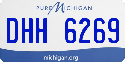 MI license plate DHH6269