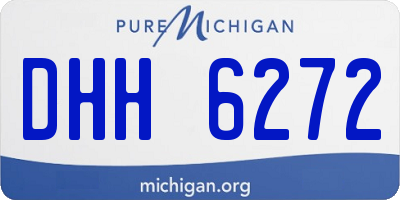 MI license plate DHH6272