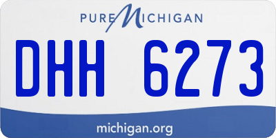 MI license plate DHH6273