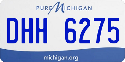 MI license plate DHH6275