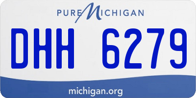 MI license plate DHH6279