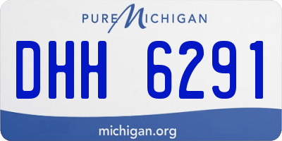 MI license plate DHH6291