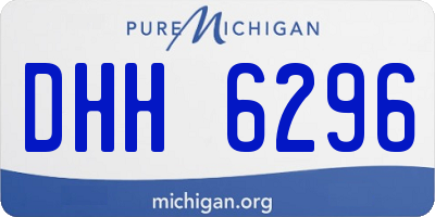 MI license plate DHH6296