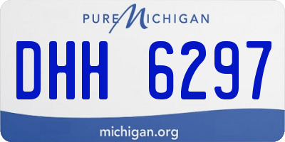 MI license plate DHH6297