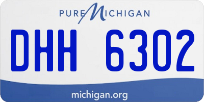 MI license plate DHH6302