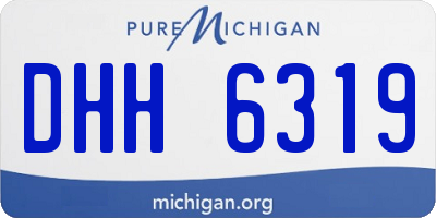 MI license plate DHH6319