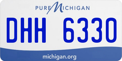 MI license plate DHH6330