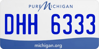 MI license plate DHH6333