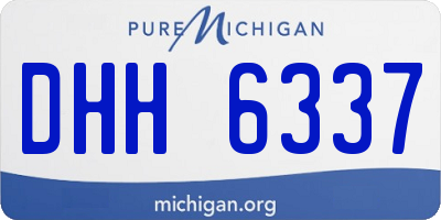 MI license plate DHH6337