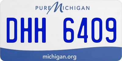 MI license plate DHH6409