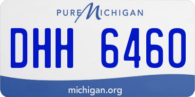 MI license plate DHH6460