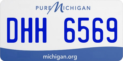 MI license plate DHH6569