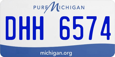 MI license plate DHH6574