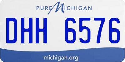 MI license plate DHH6576