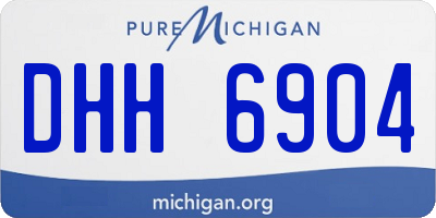 MI license plate DHH6904