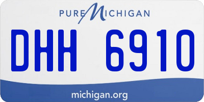 MI license plate DHH6910